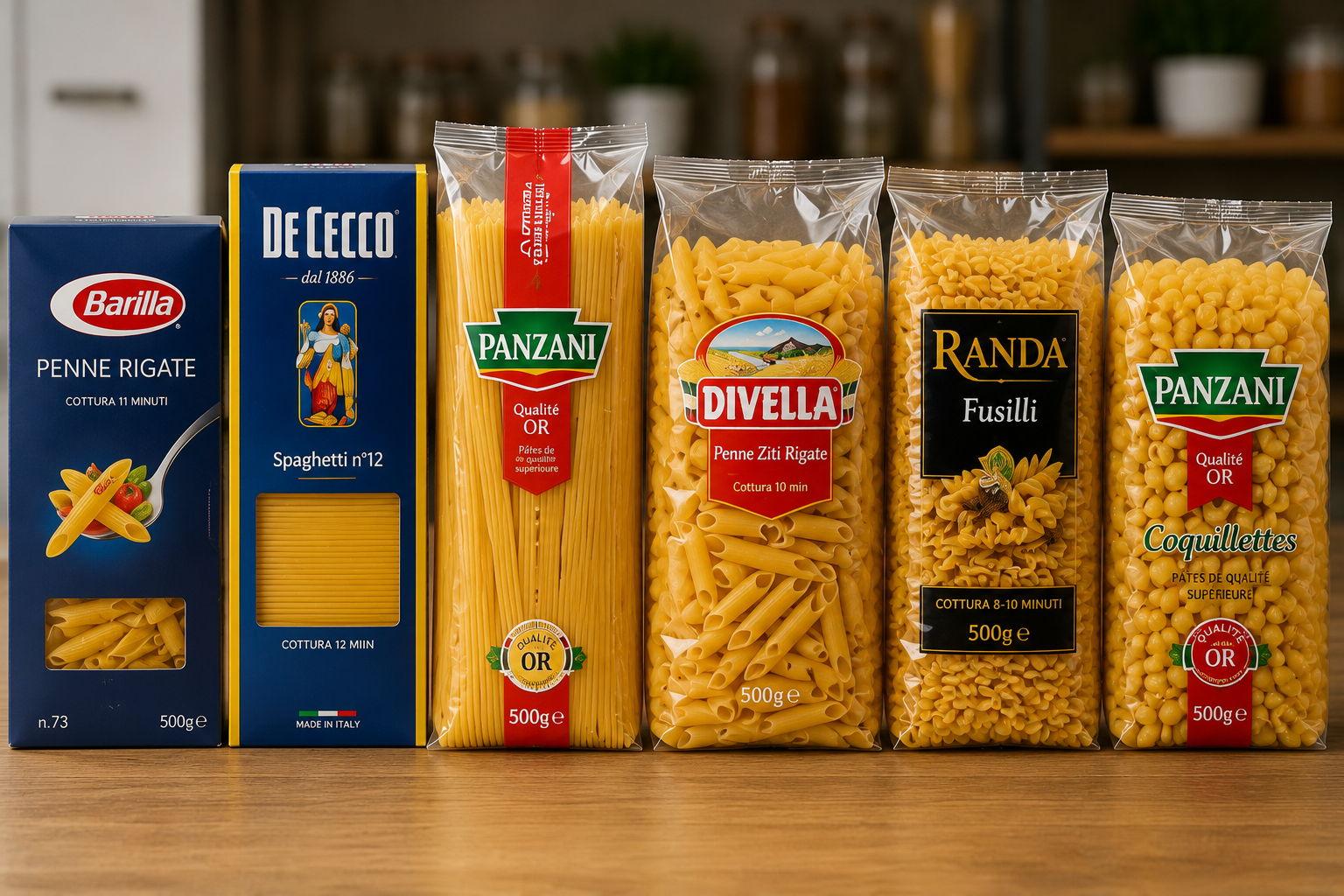 Pâtes alimentaires pour navires en escale
